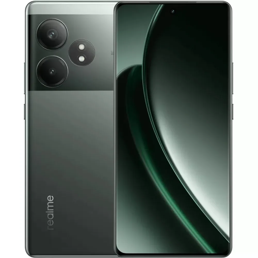 Foto do Produto REALME CEL GT6 RMX3851 5G 6.78" DS NFC ANATEL 120W 12/256GB GREEN