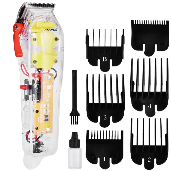 Foto do Produto Máquina de Cortar Cabelo Prosper P-1905 5 watts Bivolt - Transparente