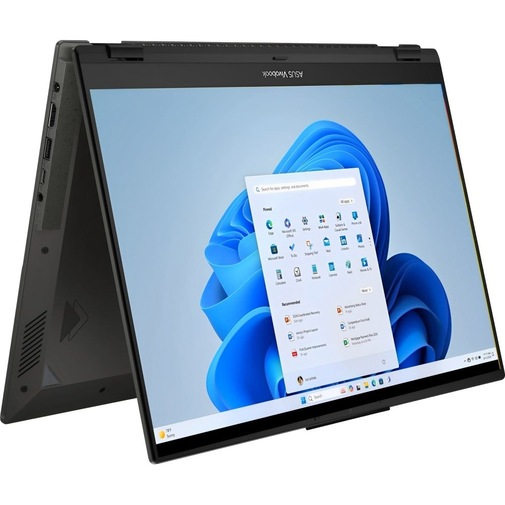 Foto do Produto Notebook Asus VivoBook TP3604VA-WS51T com Tela Touchscreen 16.0 WUXGA / Intel Core I5-1335U / 8GB RAM / NVMe 512GB / Windows 11 - Black