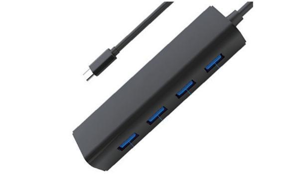 Foto do Produto HUB USB-C SATE A-HUB15 4 PORTAS 3.0