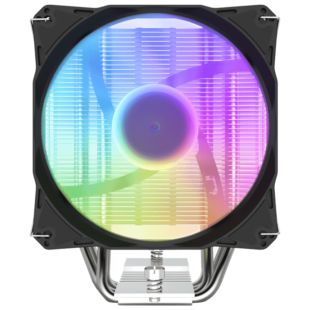Foto do Produto Cooler para Processador darkFlash Storm Z4 Rainbow 120MM RGB - Preto