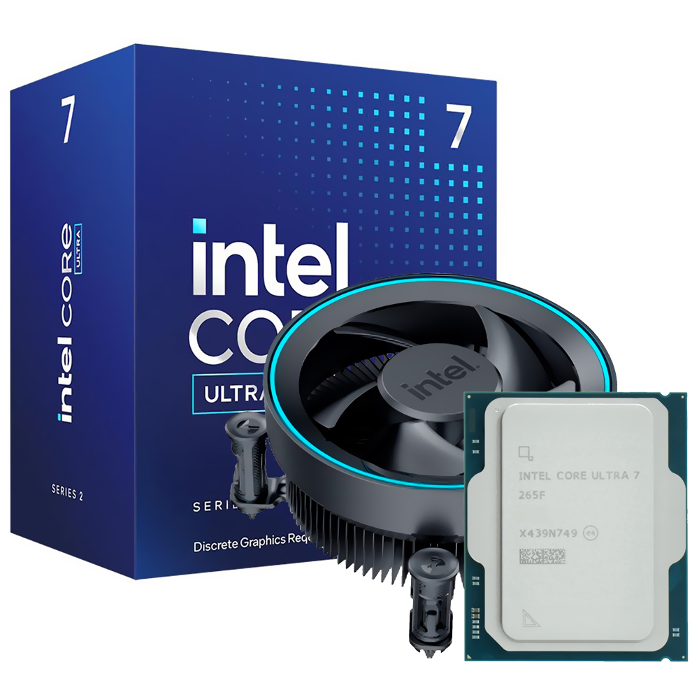 Foto do Produto Processador Intel Core Ultra 7 265F Socket LGA 1851 / 30MB