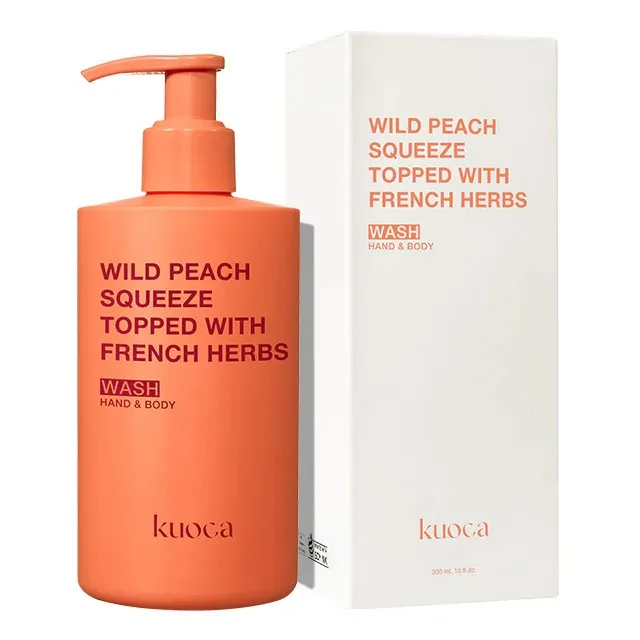 Foto do Produto KUOCA COSMETICOS JABON CORP.KUOCA DURAZNO SILVESTRE 300ML S/C