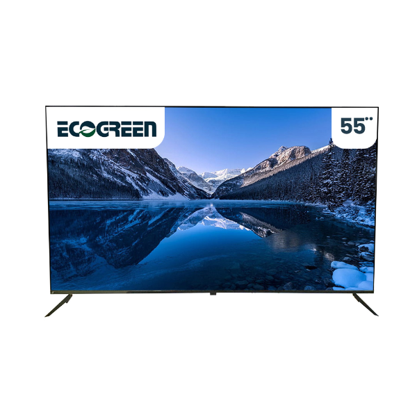 Foto do Produto TV Ecogreen 55 led 4K full hd wi-fi smart Bluetooth USB Bi-Volt Tv Digital Android