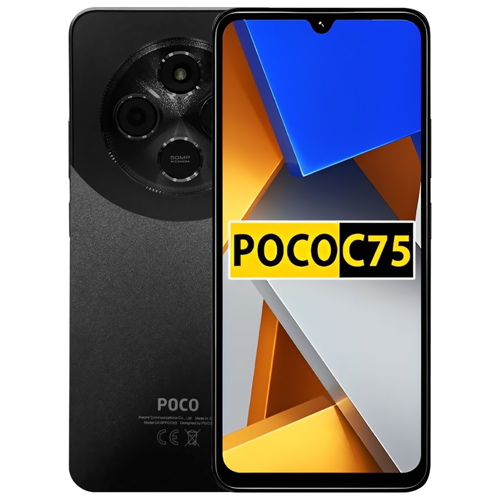 Foto do Produto Celular Xiaomi POCO C75 8GB de RAM / 256GB / Tela 6.88" / Dual Sim LTE - Preto (Global)