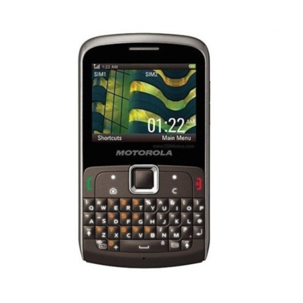 Foto do Produto Celular Motorola EX115 Dual SIM Preto
