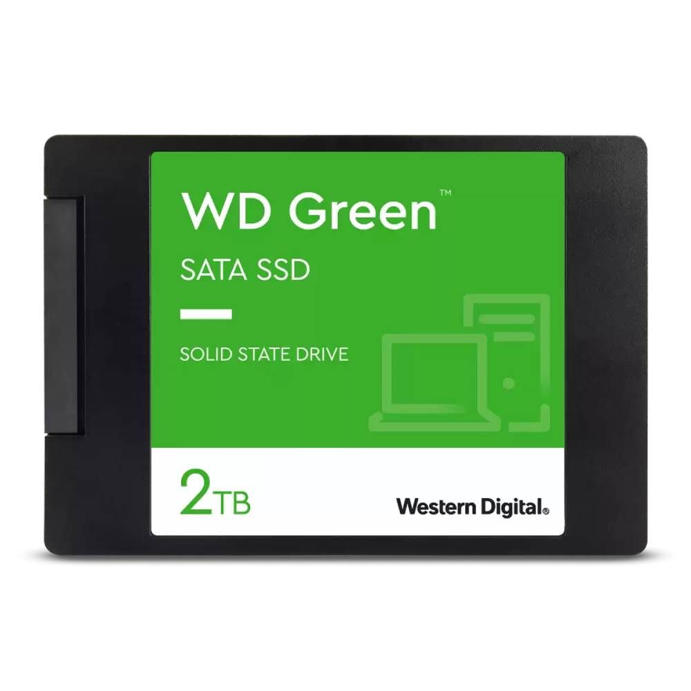 Foto do Produto SSD Interno WD SATA 2 TB Green - WDS200T2G0A