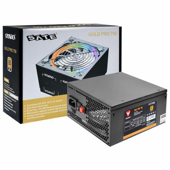 Foto do Produto Fonte Satellite ATX Gold Pro 750 80 Plus Gold 750W