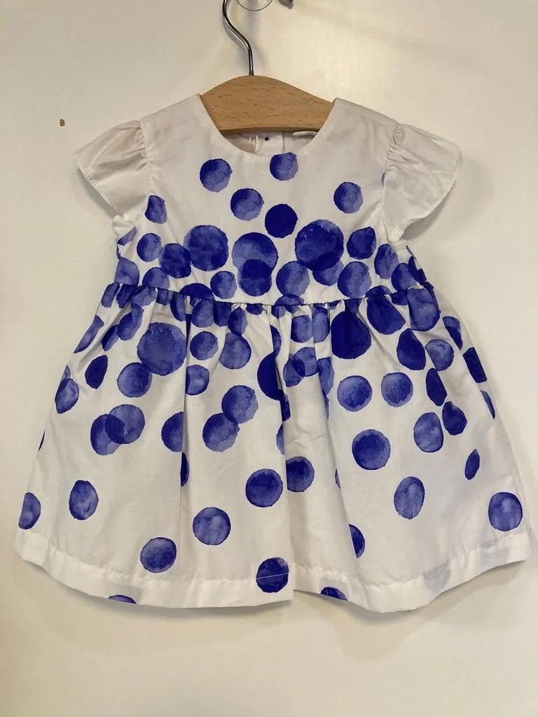 Foto do Produto CHICCO FASHION VESTIDO MC TELA 6M COMBINADO