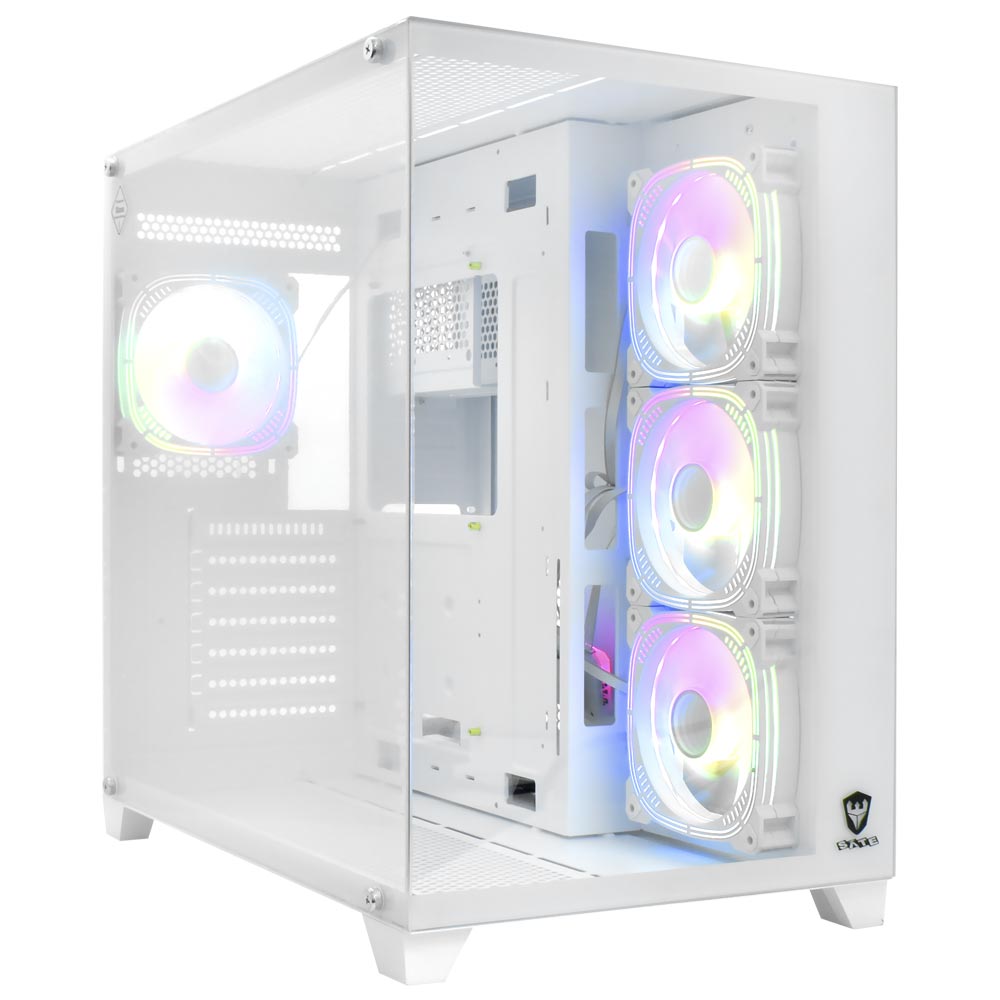 Foto do Produto Gabinete Gamer Satellite K897 ATX / 4 Cooler - Branco