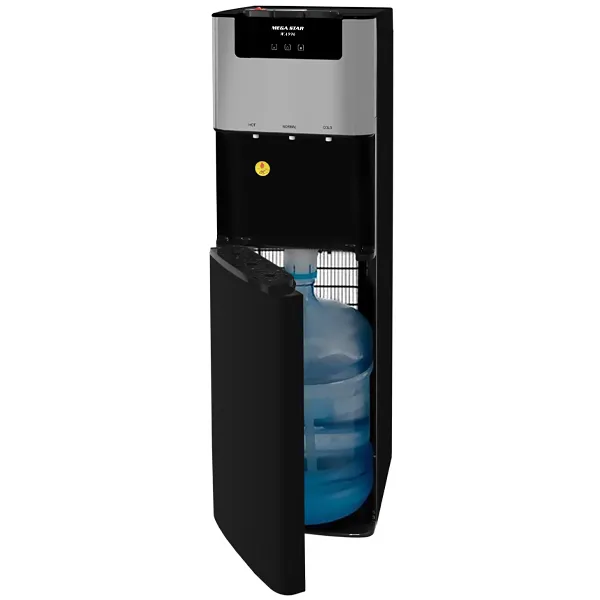 Foto do Produto Bebedouro MegaStar WA996 500 watts Água Gelada/Quente/Natural 220V ~ 50/60Hz - Preto/Prata
