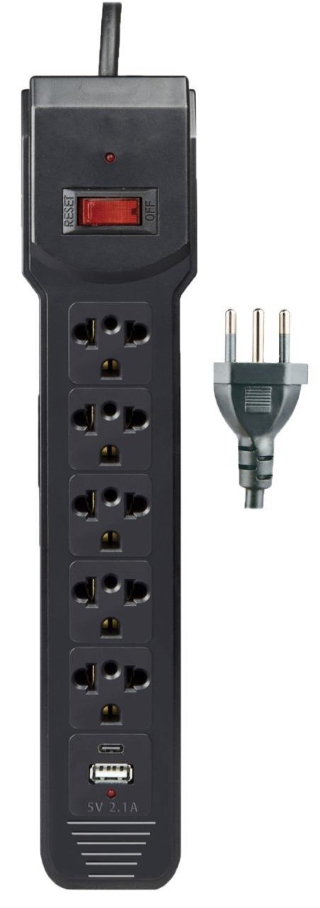 Foto do Produto FILTRO DE LINHA SATE A-R14 USB+TYPE C