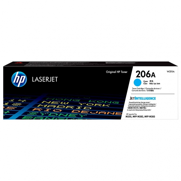 Foto do Produto TONER HP 206A W2111A CIANO