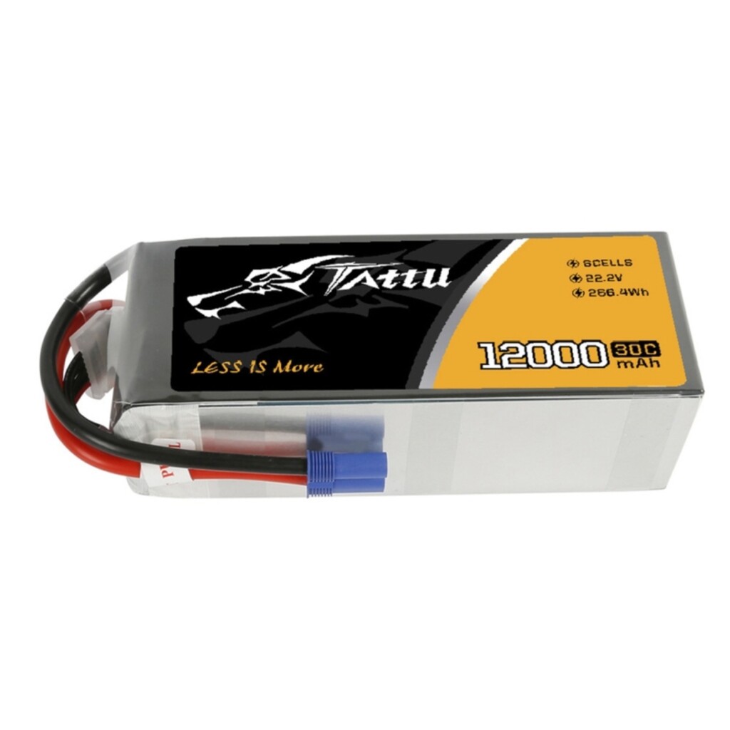 Foto do Produto GENS ACE 22.2V 12000MA 30C LIPO EC5 PLUG FOR UAV DRONE TATTU