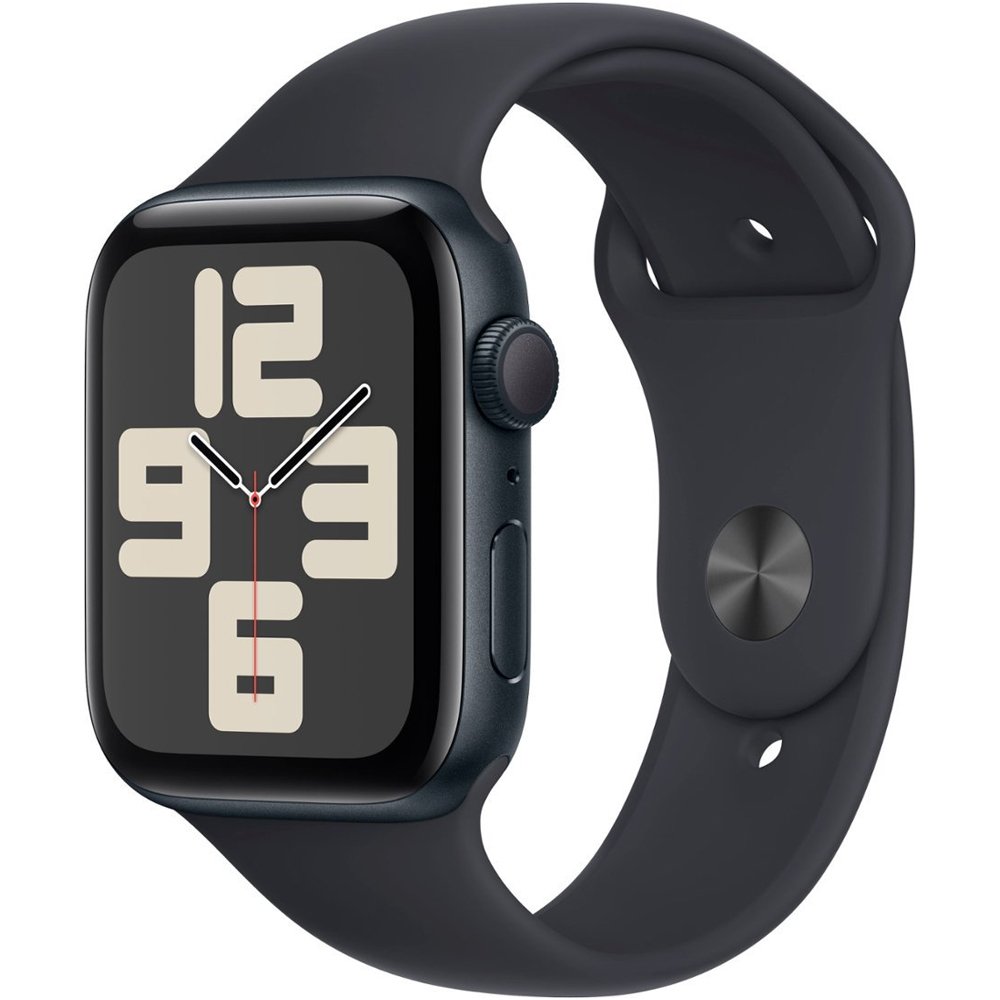 Foto do Produto Apple Watch Se 2 44mm GPS MXEK3LL/A Aluminum Midnight/Sport Band Midnight M/L