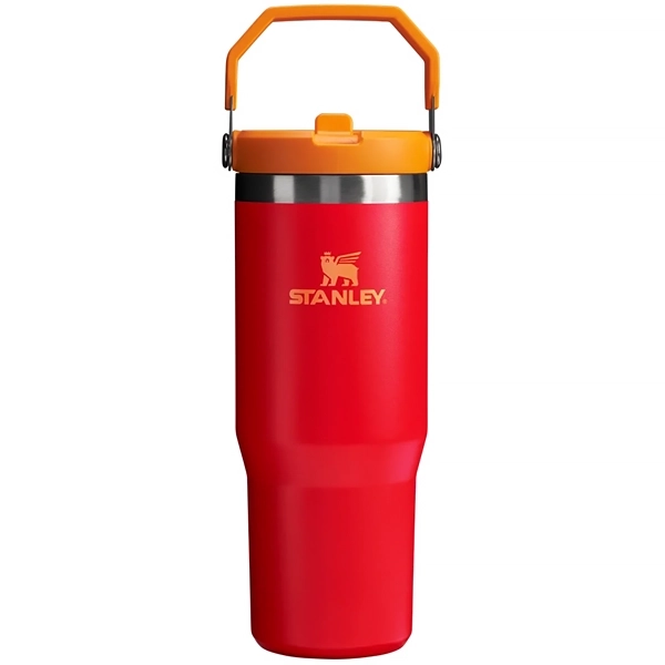 Foto do Produto Garrafa Térmica Stanley The IceFlow Flip Straw Tumbler 887 ml - Chili