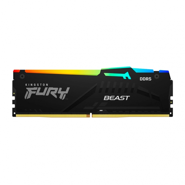Foto do Produto MEM DDR5 16GB 6000 KINGSTON FURY BEAST RGB AMD/EXP KF560C36BBE2A-1