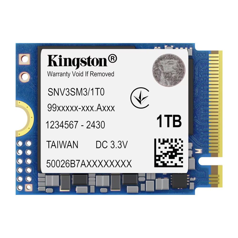 Foto do Produto SSD Kingston M.2 1TB NV3 NVMe - SNV3SM3/1T0