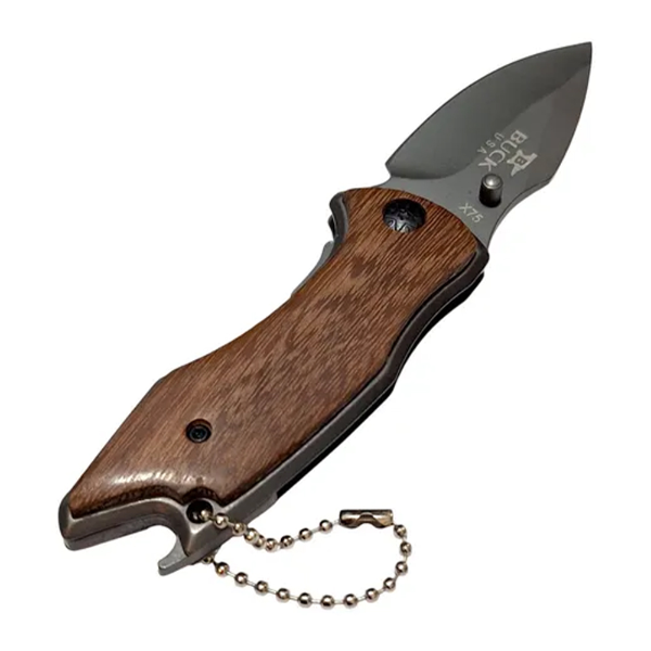 Foto do Produto Tatico Canivete Buck NF6080 De 15CM - Marrom