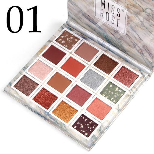 Foto do Produto SOMBRAS MISS ROSE 16 COLORES