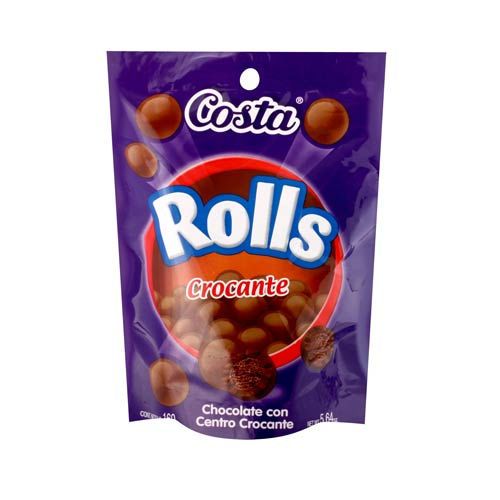Foto do Produto CHOCOLATE COSTA ROLLS CROCANTE 150G