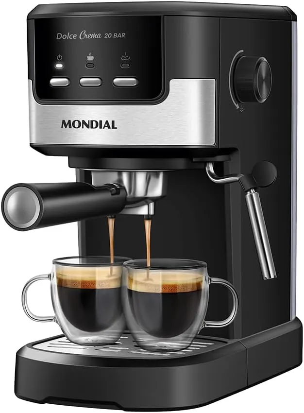 Foto do Produto MONDIAL CAFETERA C-20-EC DOLCE CREMA 20BAR METAL /1200W/110V
