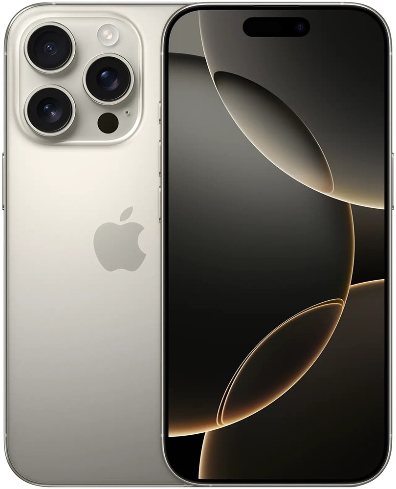 Foto do Produto Apple iPhone 16 Pro 128GB Natural Titanium MYMD3LL (eSIM)