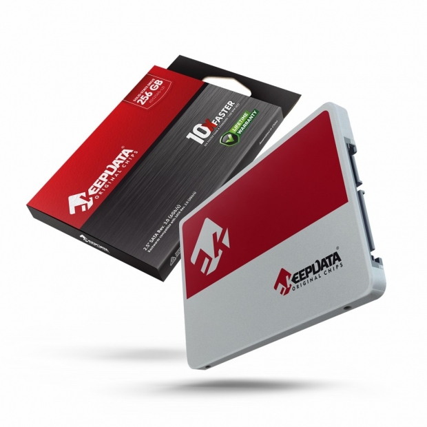 Foto do Produto SSD Keepdata, 240GB, 2.5", SATA 3, Leitura 500MB/s, Gravação 450MB/s, KDS240G-L21