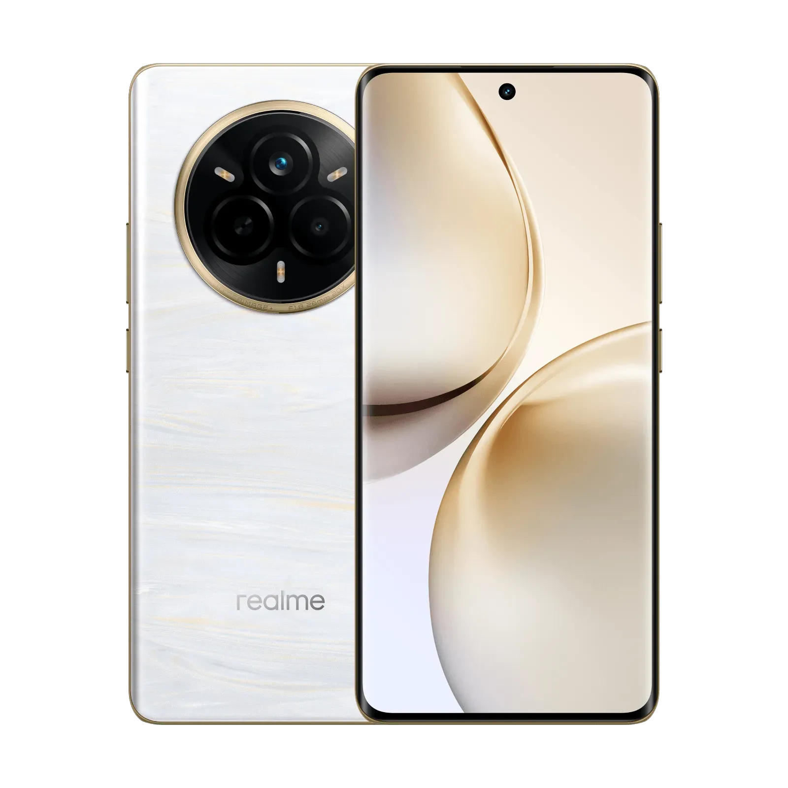 Foto do Produto REALME CEL 14 PRO RMX5056 5G 6.77" DS NFC ANATEL 45W 12/256GB WHITE