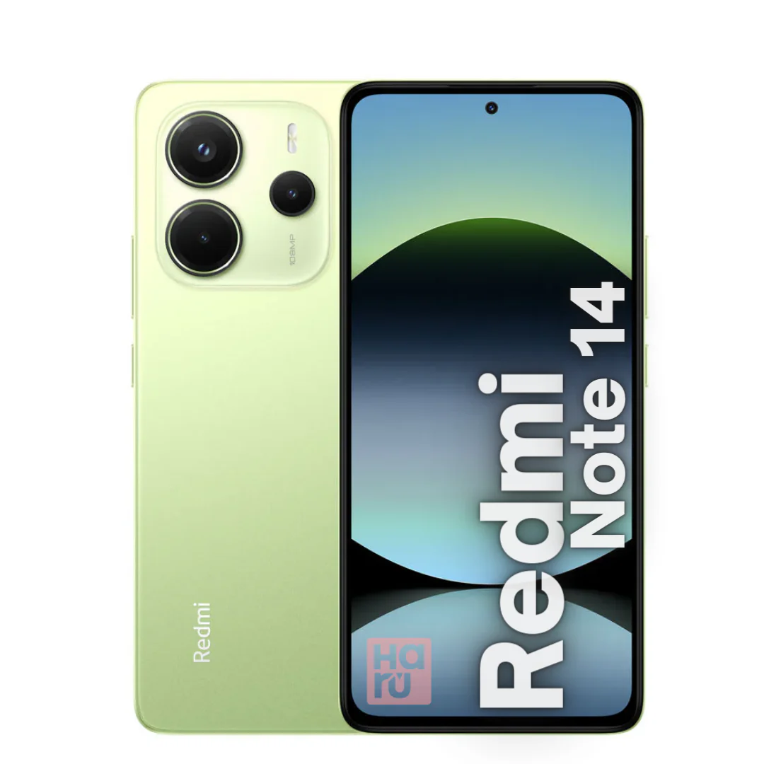 Foto do Produto XIAOMI CEL REDMI NOTE 14 5G 6.67" DS 8/256GB 45W GREEN