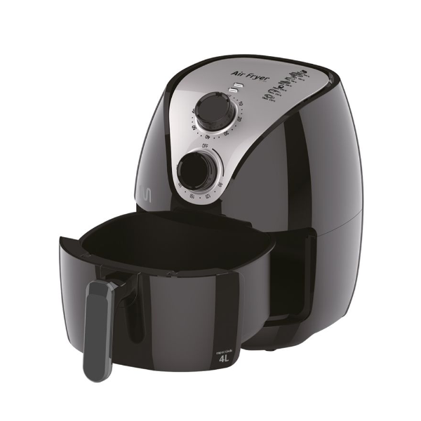 Foto do Produto Fritadeira Eletrica Multilaser Air Fryer CE022 / 4 Litros / 200º / 1500W / 220V - Preto