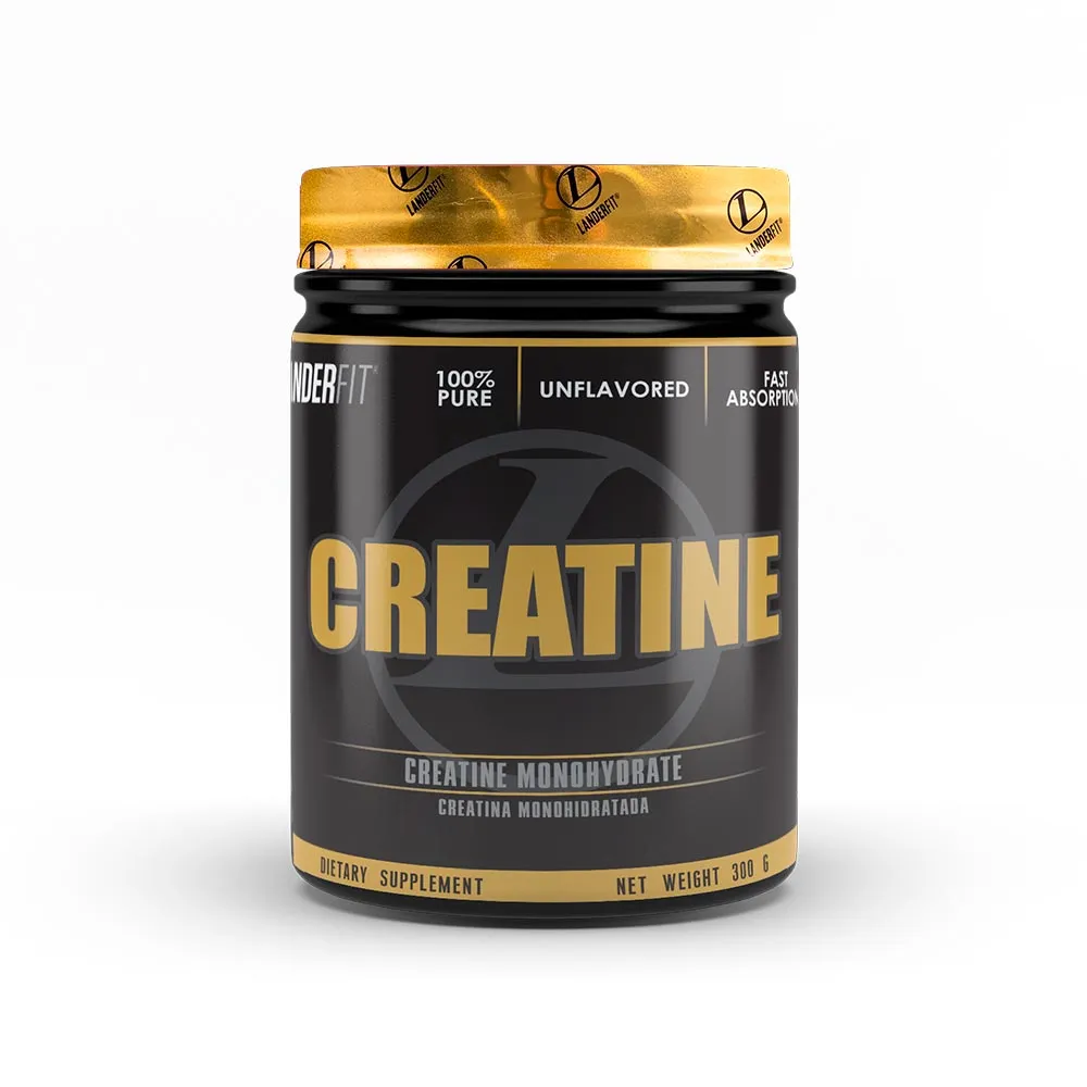 Foto do Produto LANDERFIT CREATINA CREATINE MONOHIDRATADA 300G PLASTICO 300 G NEGRO