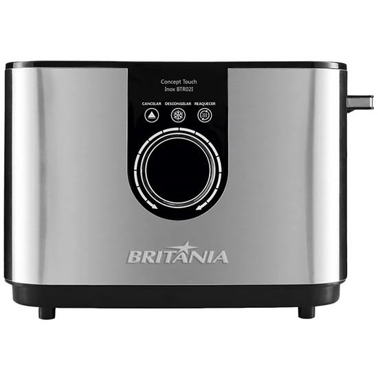 Foto do Produto Torradeira Britania Concept Touch Inox BTR02I 220V
