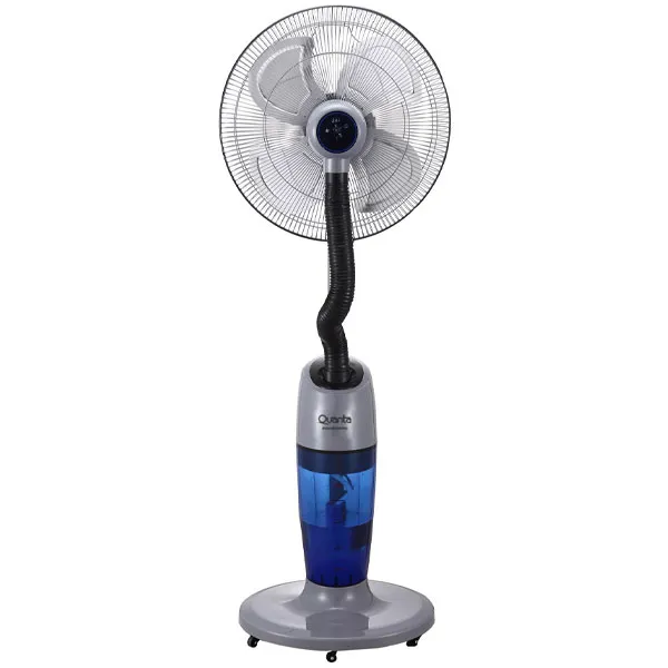 Foto do Produto Ventilador e Umidificador Quanta QTVH240 20" 4 Pás 240 watts 220 - 240V ~ 50Hz - Cinza/Azul