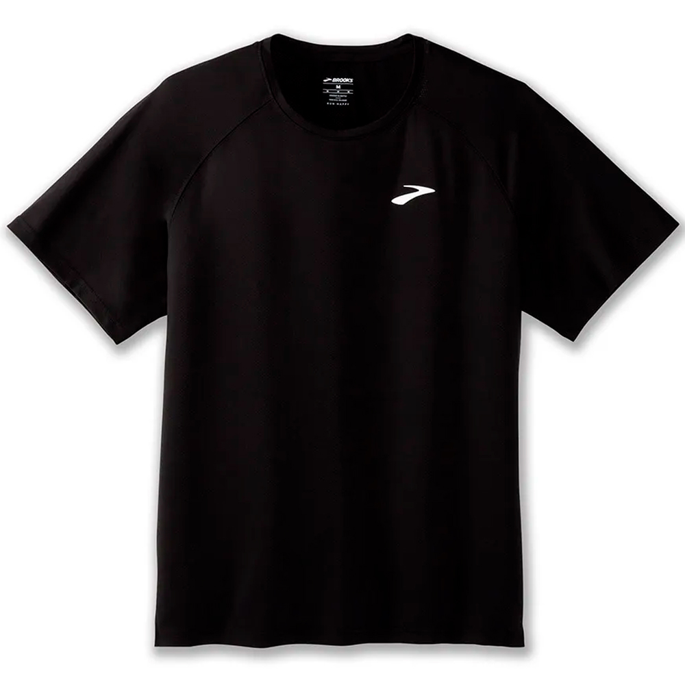 Foto do Produto Camiseta Brooks Feminino Distance Short Sleeve 2.0 M Preto – 221614001