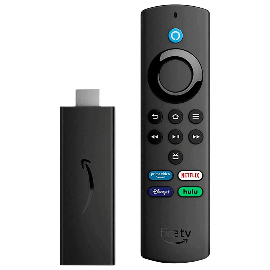 Foto do Produto Google Amazon Fire Tv Stick Lite 2 geracao 2021 FHD Preto