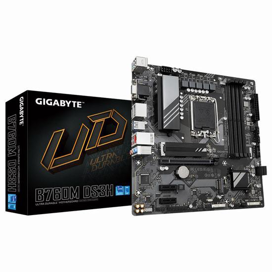 Foto do Produto Placa Mãe Gigabyte B760M DS3H Intel Soquete LGA 1700