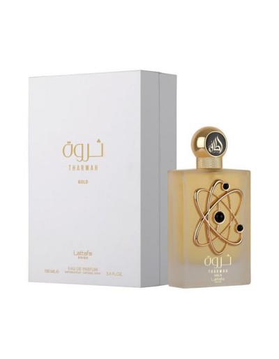 Foto do Produto Perfume Lattafa Tharwah Gold Eau De Parfum 100ml