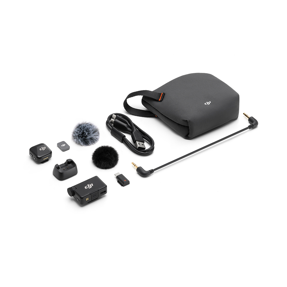 Foto do Produto MICROFONE DIGITAL WIRELESS DJI MIC MINI (1 TX + 1 RX)