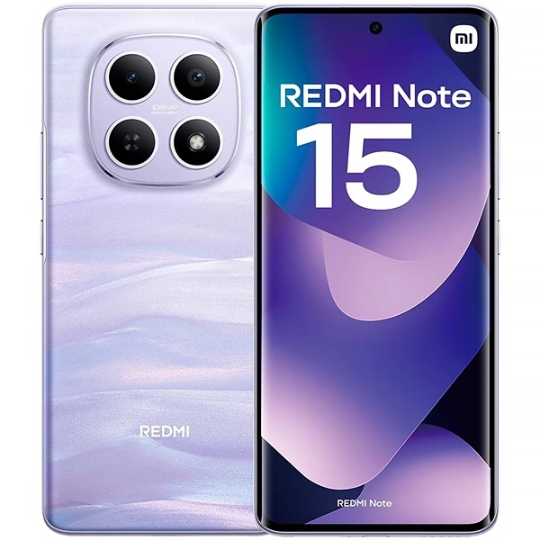 Foto do Produto Celular Xiaomi Redmi Note 15 Dual SIM 256GB/8GB RAM de 6.77" 108MP/20MP - Roxo (Global)