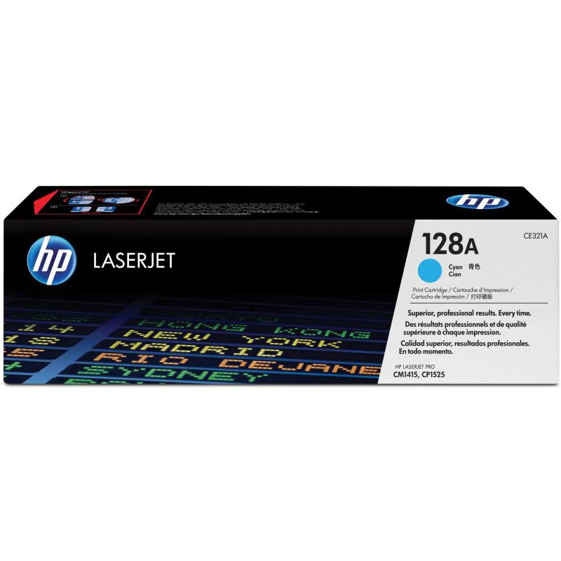Foto do Produto TONER HP 128A CE321A Cyan LaserJet PRO CM1415 / CP1525
