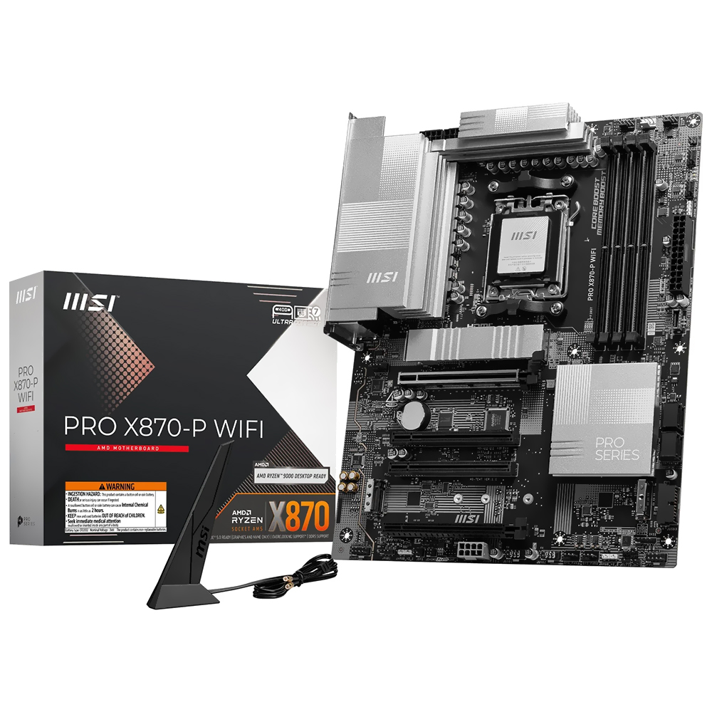 Foto do Produto Placa Mae MSI Pro X870-P Wi-Fi Socket AM5 / DDR5