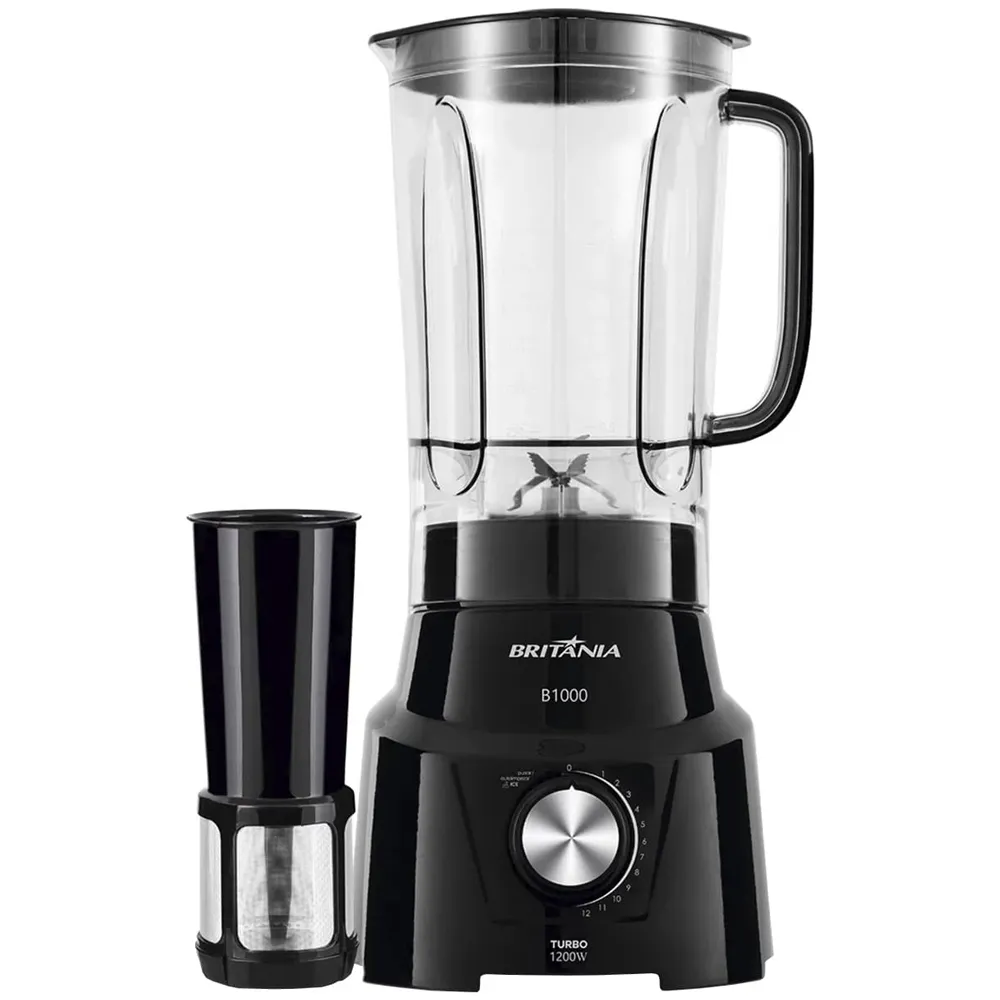 Foto do Produto BRITANIA LICUADORA B1000 3L/12VEL/1200W 220V/60HZ NEGRO