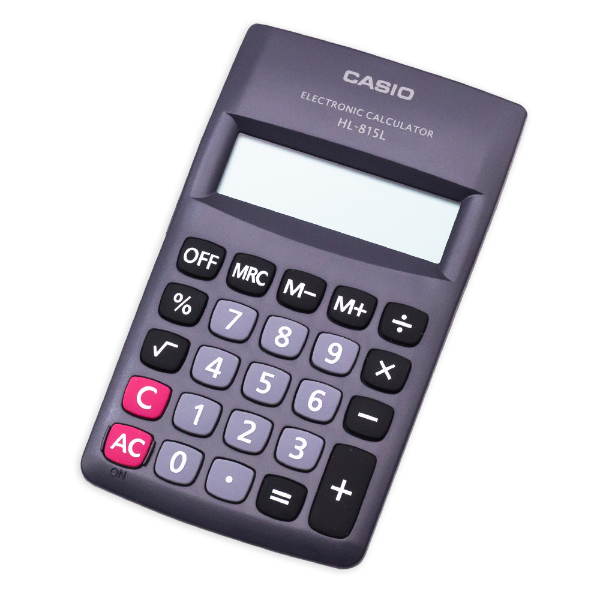 Foto do Produto Calculadora Compacta Casio HL-815L - Preto