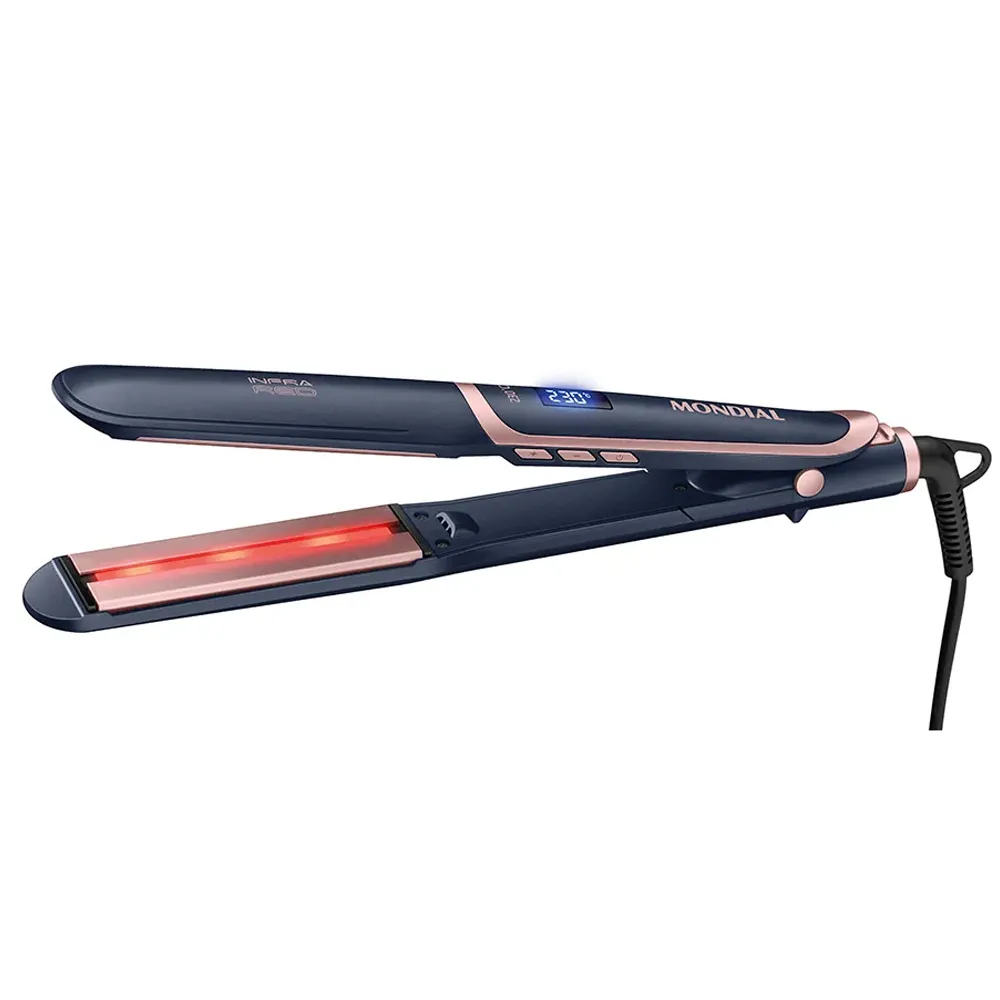 Foto do Produto MONDIAL ALISADOR P-01-IR INFRA RED 230°C BIVOLT AZUL/ROSA