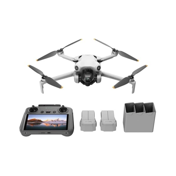 Foto do Produto Drone DJI Mini 4 Pro Fly More Combo (DJI RC 2)
