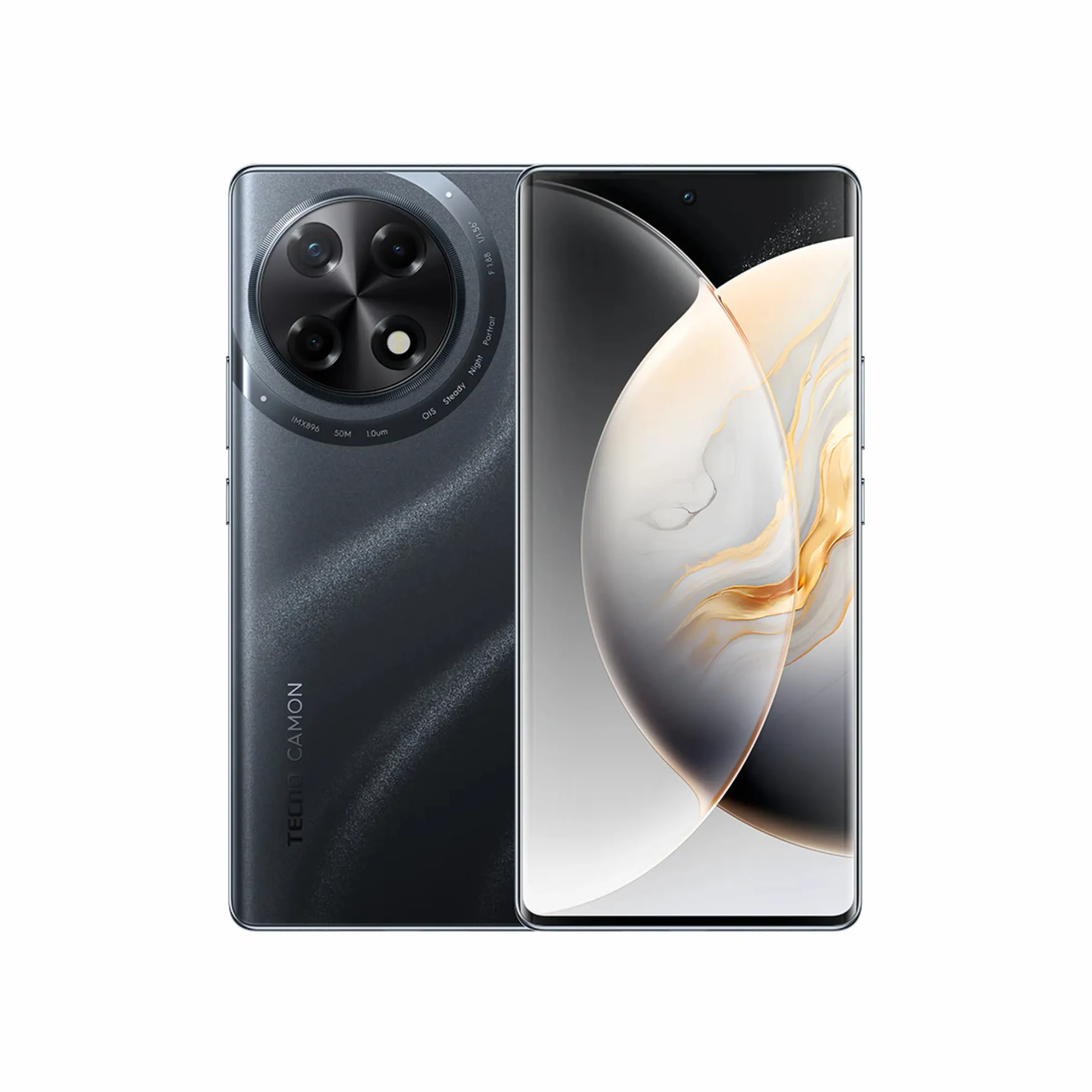 Foto do Produto TECNO CEL CAMON 30S CLA5 6.78" DS LTE NFC 8/256GB 33W BLACK