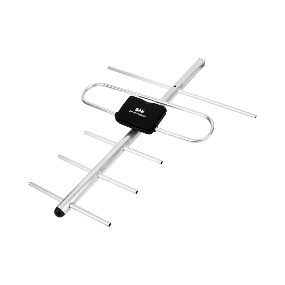 Foto do Produto ANTENA PARA TV DIGITAL BAK VHF/UHF BK-ANT183-EX NEGRO