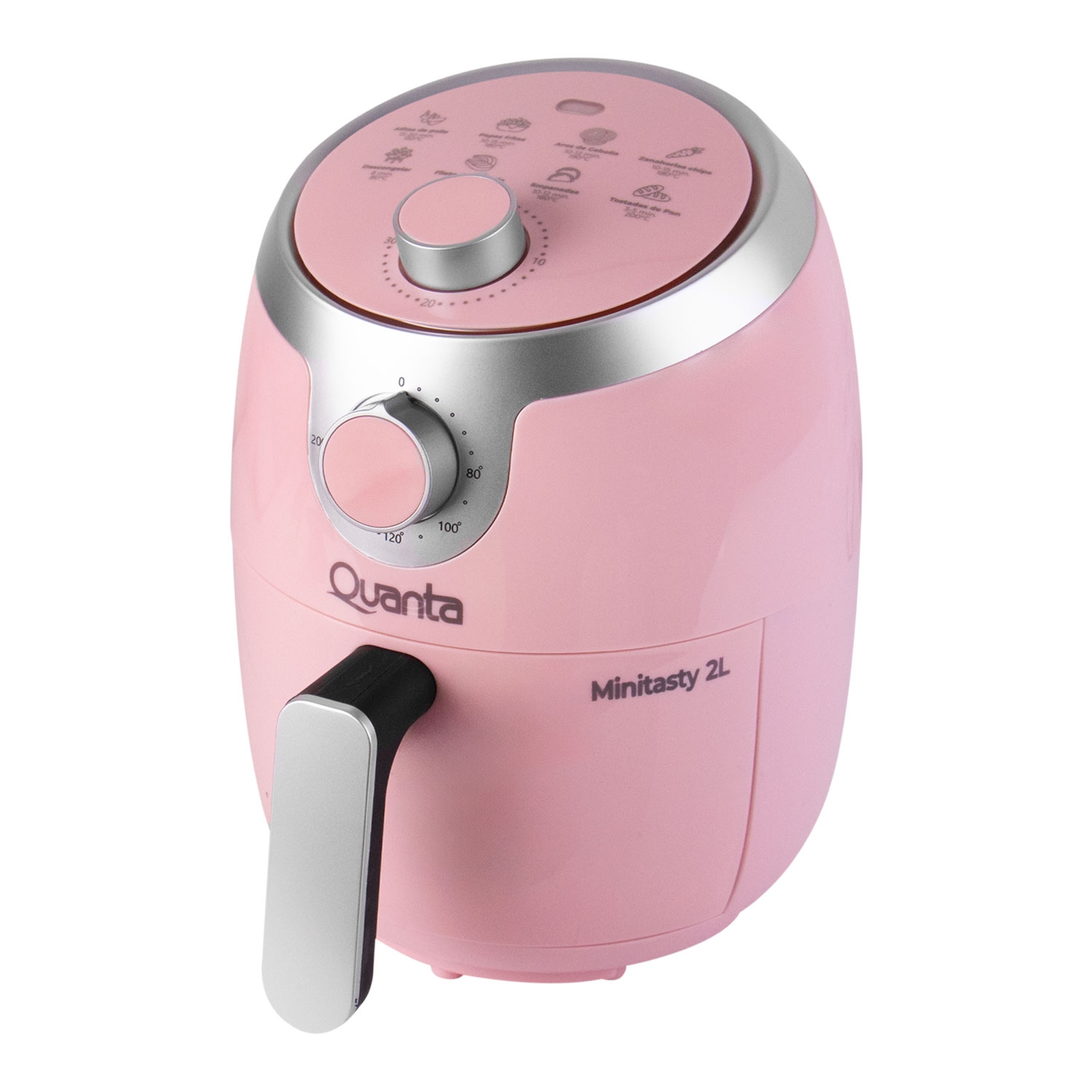 Foto do Produto Fritadeira Elétrica Quanta QTAF230 Minitasty - 1000W - 2L - 110V - Rosa