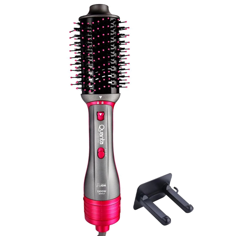 Foto do Produto Escova Secadora Quanta EasyStep QTES6001 2V - Gray/Pink